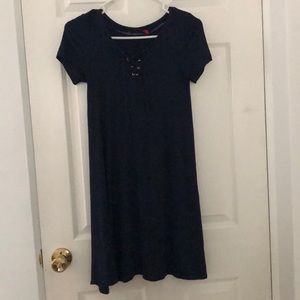 Navy laced dress